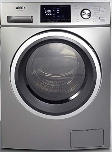 Summit Appliance 24" Washer Dryer Combo, Stainless Steel - SPWD2203P