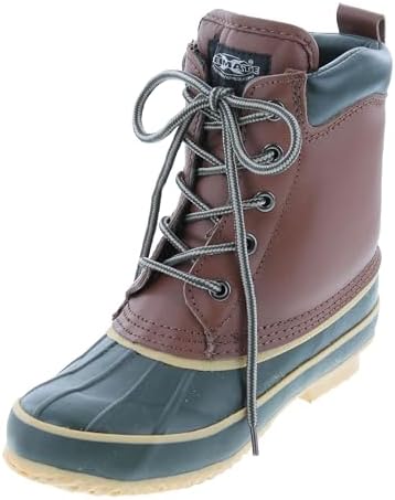 Womens Sb21 Duck Boots Leather Waterproof Thermolite Insulated Hiking 5-Eye Winter Shoes
