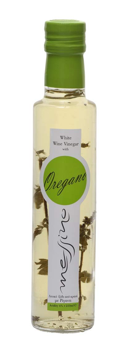Messino White Wine Vinegar, Greek Vinegar for Salads, 250ml