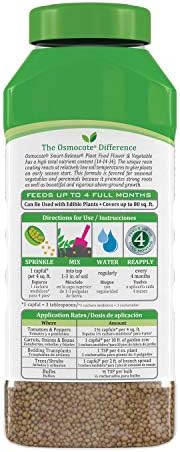 Osmocote Smart-Release Plant Food Flower & Vegetable, Plant Fertilizer, 2 lbs. (12-Pack)