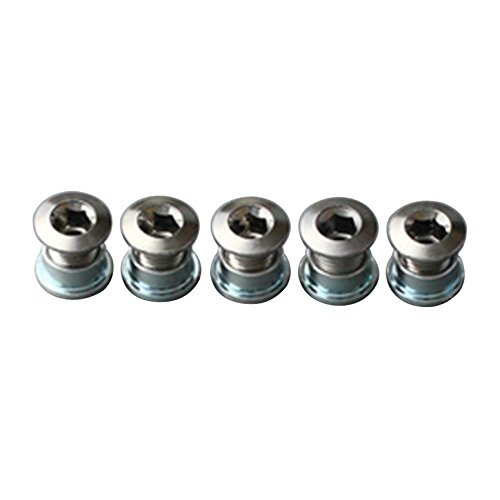 Sugino Single Chainring Bolt/Nut Set, M8X6.7 10/Pcs - #402 | hardware-nut-and-bolt-sets