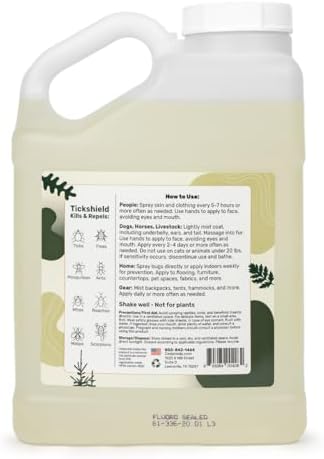 Cedarcide Extra Strength Tickshield | Deep Woods Cedar Oil Tick & Mosquito Repellent Spray for People, Pets, & Indoors | Kills & Repels Fleas, Ticks
