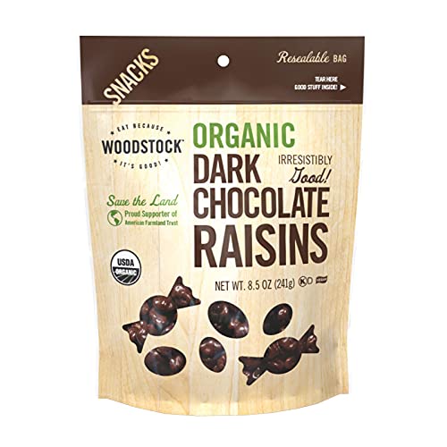 Organic Raisins; Dark Chocolate