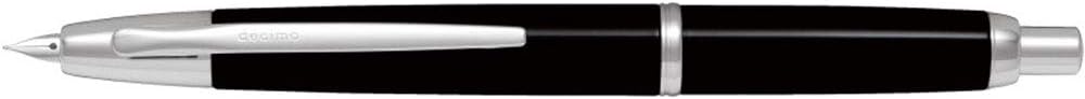 Pilot Fountain Pen Capless Decimo, Dark Gray Myca Body, F-Nib