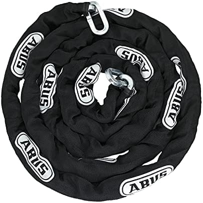 ABUS Hardened Steel 8KS 6 Foot x 5/16" Thick Square Security Chain | for Bikes, Containers, Trailers, ATV's, Motorcycles and Personal/Industrial Property