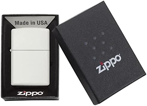 Zippo Lighter – Personalized Custom Message Engraved Windproof Classic Pocket Lighter Black Matte