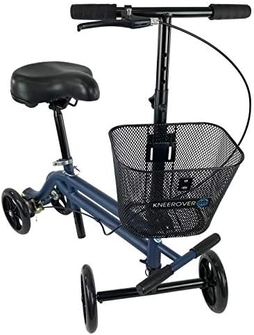 KneeRover Large Comfortable Gel Padded Seat for Steerable Seated Scooters | Manufacturer Replacement Accessory Part, For Sitting Scooter with Leg Rest
