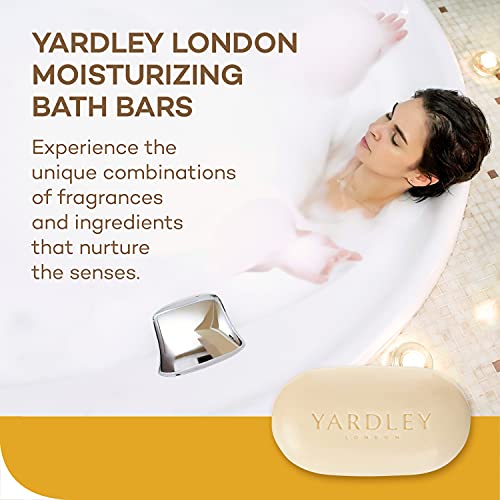 Yardley London Lemon Verbena Naturally Moisturizing Bath Bar, 4.25 ounce