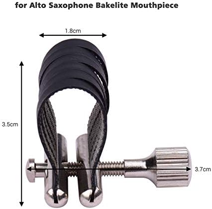 Saxophone Ligature Compact Durable Sax Ligature for Alto Saxophone Metal Mouthpiece