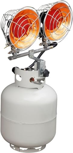 Avenger Infra-Red Tank Top Propane Heater - Dual Burner, 30,000 BTU - Model# FBDTP30