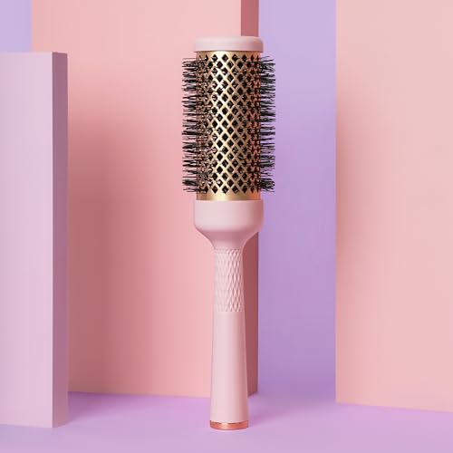 Magic Curling Round Brush (1 Inch) - Non-electronic, Self-Standing Round Brush, Great Blowout, Ceramic Coated Barrel, Quick Styling