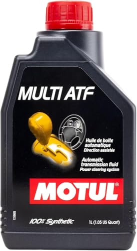 Motul Multi ATF 100% Synthetic Automatic Transmission Fluid – Multi-Vehicle ATF for Dexron III, Mercon & Import Applications, Smooth Shifting & Wear Protection, 1 Liter