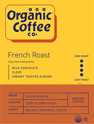 The Organic Coffee Co. French Roast Ground Coffee, 12 oz bag