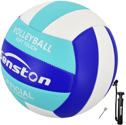 Senston Volleyball Official Size 5 Soft Waterproof for Indoor Outdoor Beach
