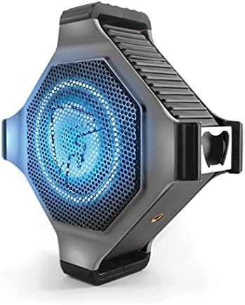 ECOXGEAR EcoEdge Plus GDI-EXEGPL410 Rugged Waterproof Floating Portable Bluetooth Wireless 20 Watt Smart Speaker with Bottle Opener and LED Party