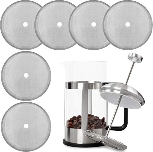 Boao 3 Packs French Press Replacement Cafetiere Filter Mesh Screen