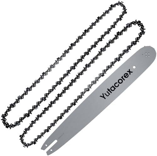 18inch Chainsaw Guide Bar and Chain Combo, Replacement Accessories Fits Stihl MS230, MS 230C, MS241 C-M, MS250, MS250C, MS250 C-BE, MS251, MS251C