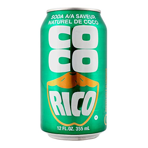 Coco Rico Coconut Soda (Pack of 6),12 Fl Oz / 355 ml Can