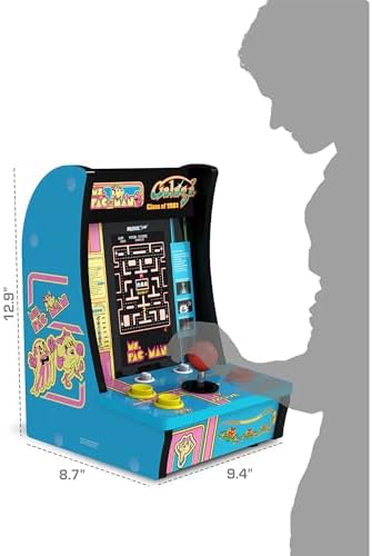 Arcade1Up Ms. Pac-Man Class of '81 Countercade, 3 Retro Games | Countertop Arcade Machine with 7-Inch LCD Screen and Real Feel Joysticks and Buttons