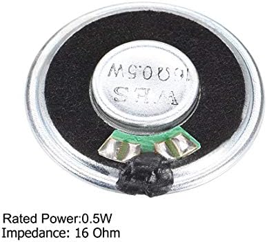 uxcell 0.5W 16 Ohm Micro Internal Speaker Magnet Loudspeaker 36mm Dia