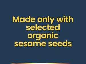 made only with selected organic sesame seeds