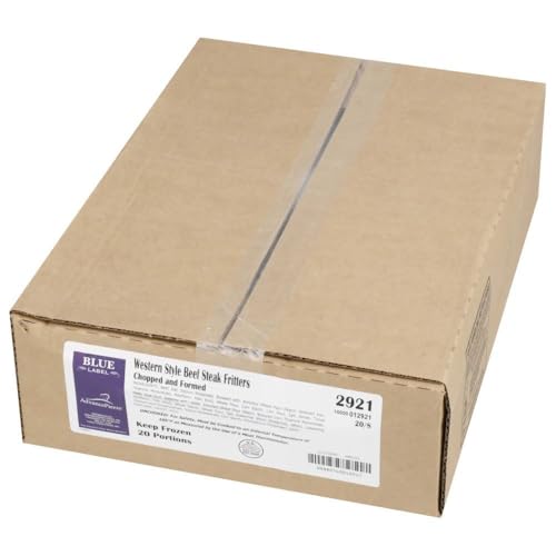 Advance Food Western Style Chopped Country Fried Beef Steak, 8 Ounce -- 20 per case.