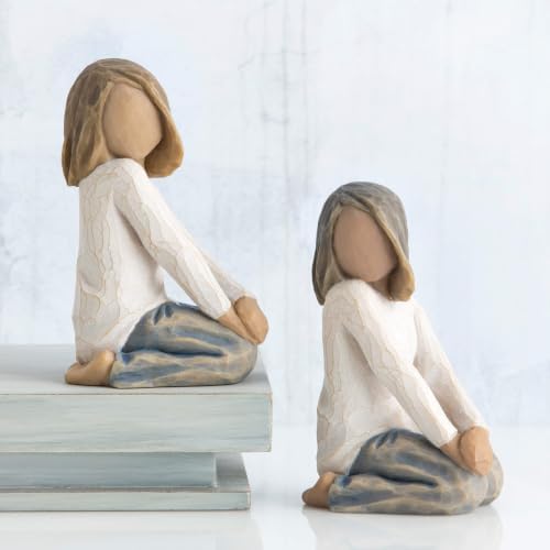 Willow Tree Joyful Child, nurtured by Your Loving Care, Express Love, Closeness, Healing, Courage, Hope and Family Life, Sculpted Hand-Painted Figure