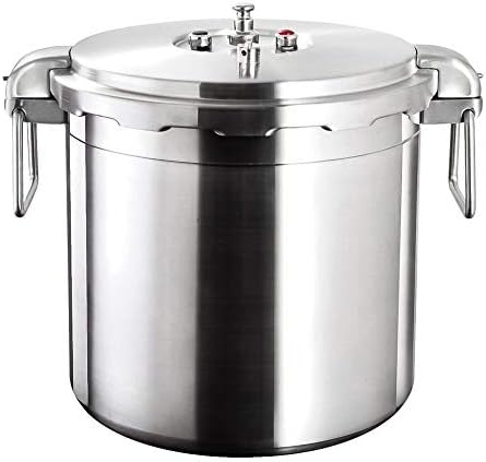 Buffalo 15 Qt Pressure Cooker Stainless Steel - Large Stove Top Canner | 15 Quart Pressure Canners for Canning - Easy to Clean Pressure Canning Pot with Lid - Can Cooker - QCP415
