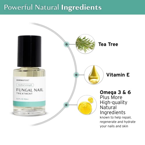 Toenail Fungus Treatment Extra Strength Antifungal Solution and Nail Fungus Treatment for Toenail - Repairs Fungal Damaged, Yellow, Thick