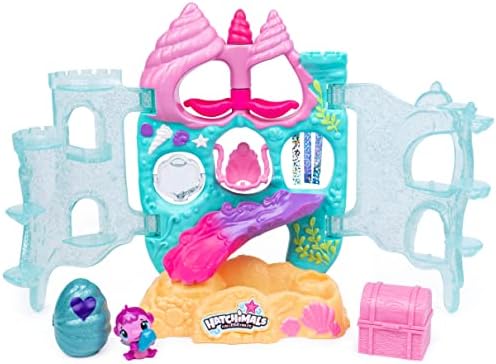 Hatchimals CollEGGtibles, Coral Castle Fold Open Playset with Exclusive Mermal Character (Amazon Exclusive Set), Girl Toys