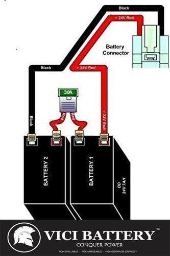 VICI Battery Razor MX350 Dirt Rocket Versions 33 and Up W15120040003 (7ah)