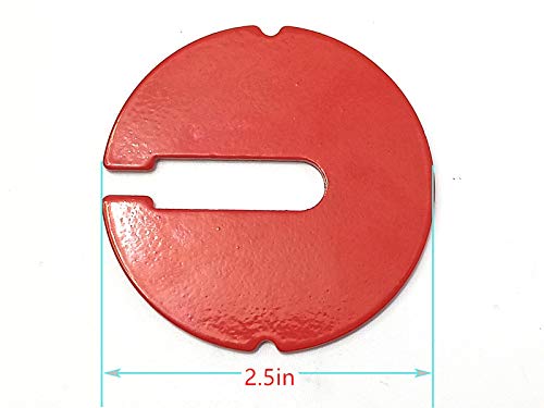 Table Inserts for 14" Band Saws or Scroll Saws, Pack of 3 | Diameter: 2.5 in, Thickness: 0.1 in
