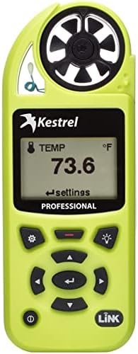 Kestrel 5200 Concrete Pro Jobsite Weather Kit | Includes the Kestrel 5200 Environmental Meter with LiNK, Rotating Vane Mount