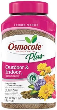 Osmocote Smart-Release Plant Food Plus Outdoor & Indoor, 1 lb. | Granular, Continuous Release Plant Fertilizer with 11 Essential Nutrients