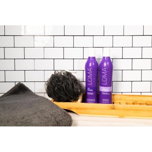 Loma Hair Care Violet Shampoo, Vanilla Bean/Blood Orange, 12 Fl Oz