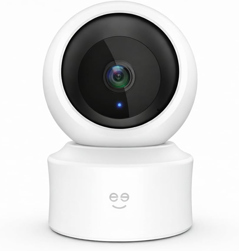 Geeni Scope Ultra 2K 360° Smart Indoor Camera, Auto-Tracking, 1440p HD | 360-degree auto-tracking motion detection, dual band Wi-Fi