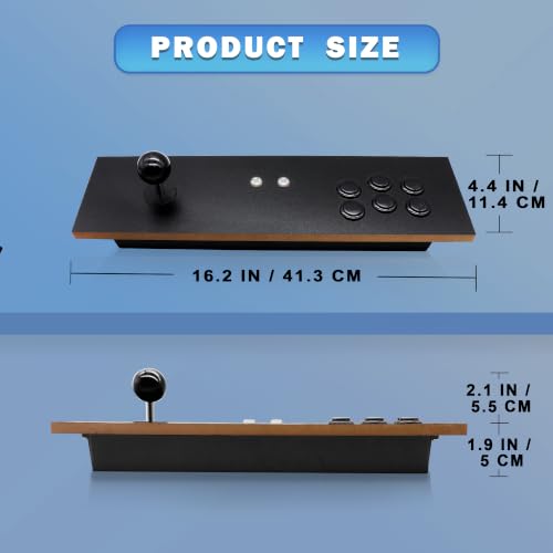 IntecGaming Switch Fighting Stick for Arcade1Up'S Digital Pinball - Expand Your arcade 1up Pinball Games, Play Your Switch on The Pinball