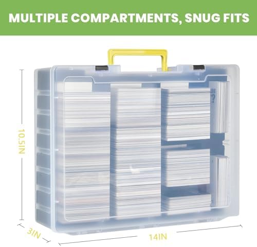 ALKOO 2200+ Trading Card Storage Box for MTG/for CAH, for Sports/Game Cards