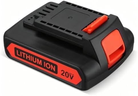 LBXR20 20V 4.0Ah Replacement for Black and Decker 20V Lithium Battery Max LB20 LBX20 LBXR20-OPE LBXR2020-OPE LBXR20B-2 LST220 LST300 20-Volt Max