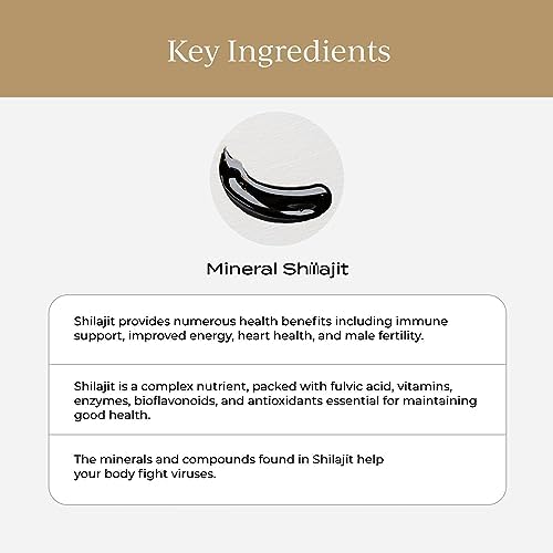 CYMBIOTIKA Pure Shilajit Resin, 84+ Minerals for Energy & Focus