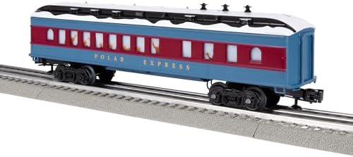 Lionel The Polar Express Diner Car – O Gauge Model Train Car with Interior Lighting, Diecast Trucks, Operating Couplers & Holiday Snow Roof, Age 14+