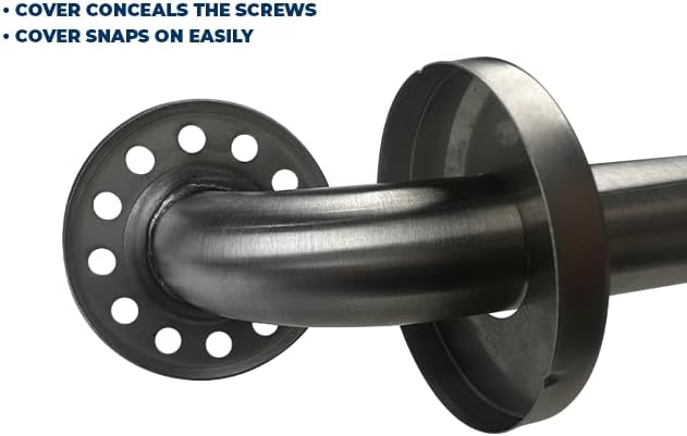 Grab Bars, ADA Grab Bar Bundle, Brushed Stainless, Pack of 3, 18/36/42 in | ADA Compliance, 1.5 in Diameter, Toilet and Shower Grab Bars