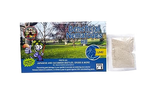NaturesGoodGuys Beneficial Nematodes Heterohabditis bacteriophora HB (5 Million) - Pest Control
