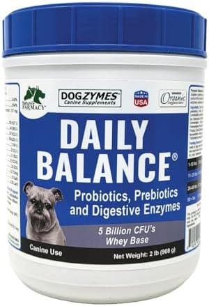 DOGZYMES Dissolvable Powder Digestive Enhancer for Dogs, (8 Ounce)