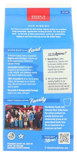 Ralston Family Farms, Rice White Basmati, 24 Ounce