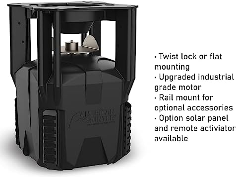American Hunter XDE Feeder Kit | Hunting Versatile Automatic Durable Steel Control Box with Motor & Digital Timer for Deer Game Feeder