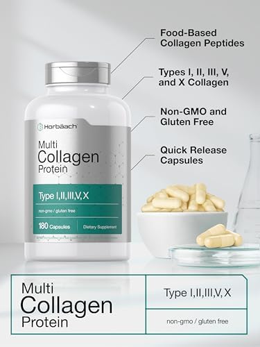 Horbäach Multi Collagen Protein 2000 mg | 180 Capsules
