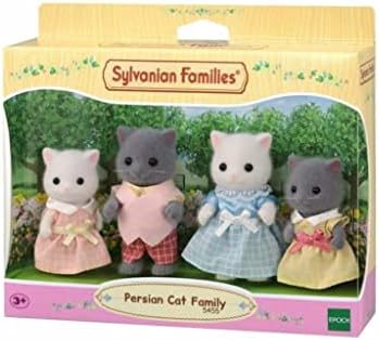 Sylvanian Families 5455 Persian Cat Family Dolls