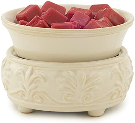 Candle Warmers ETC 2-in-1 Candle and Fragrance Warmer for Warming Scented Candles or Wax Melts and Tarts with to Freshen Room, Midas