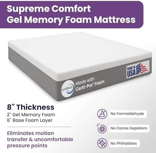Customize Your Own Adjustable Hospital Bed for Home Use with Gel Memory Foam Mattress -Bariatric Queen Size Home Style Full Electric Medical Bed